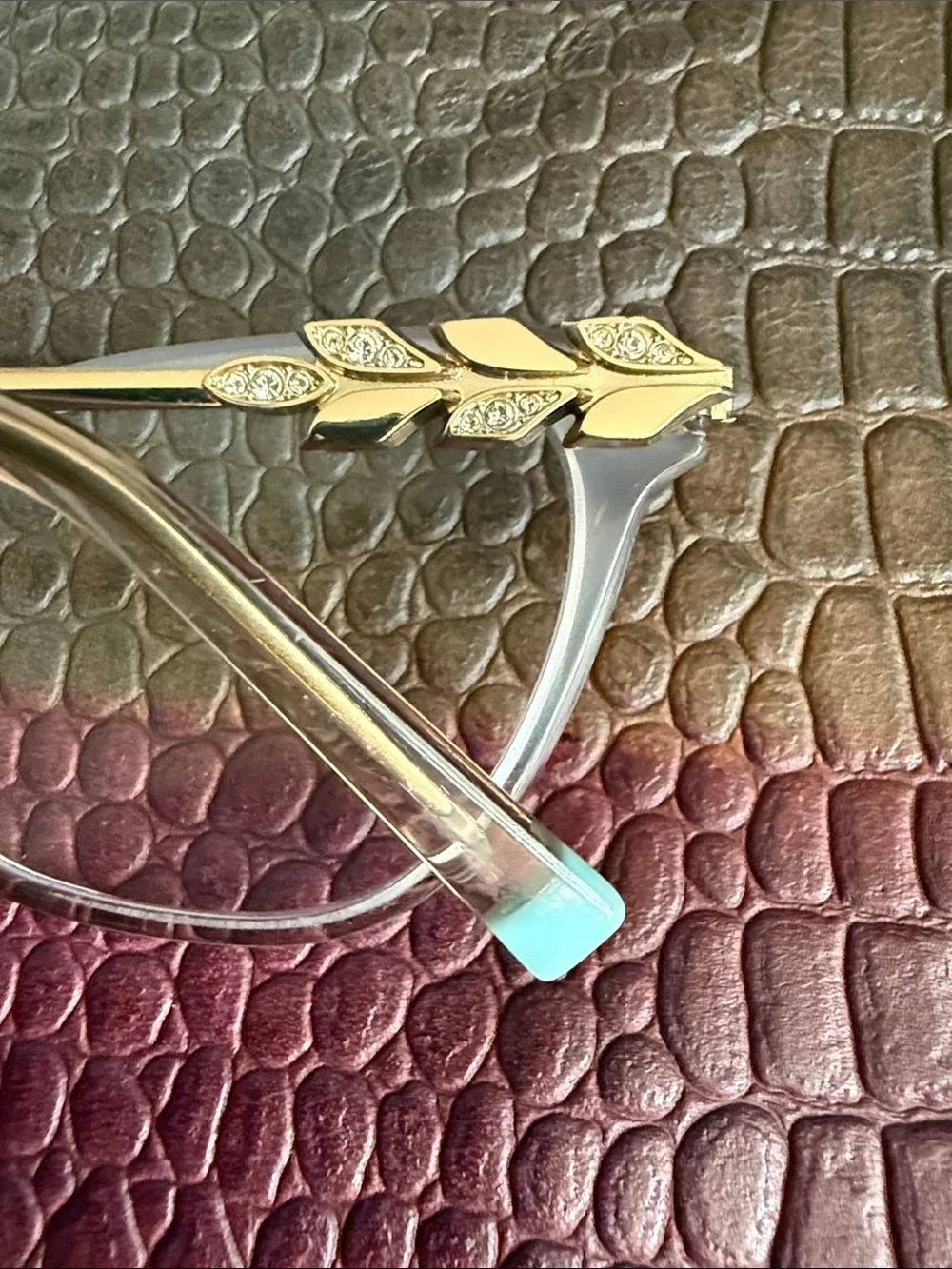 Authentic Tiffany & Co. Clear & Gold Tone Eyeglasses